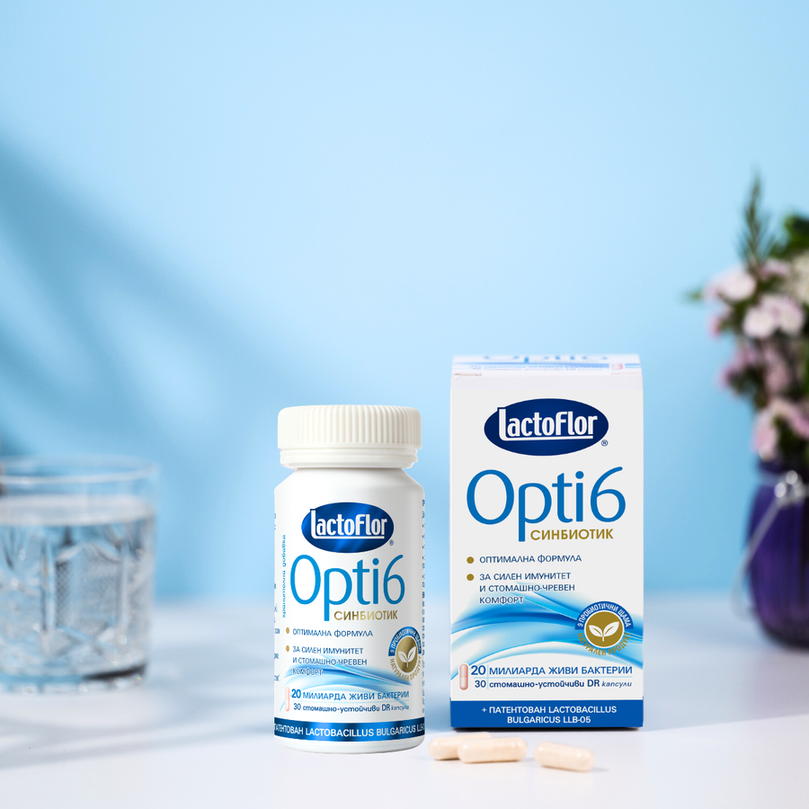 Lactoflor Opti6 30 капсули
