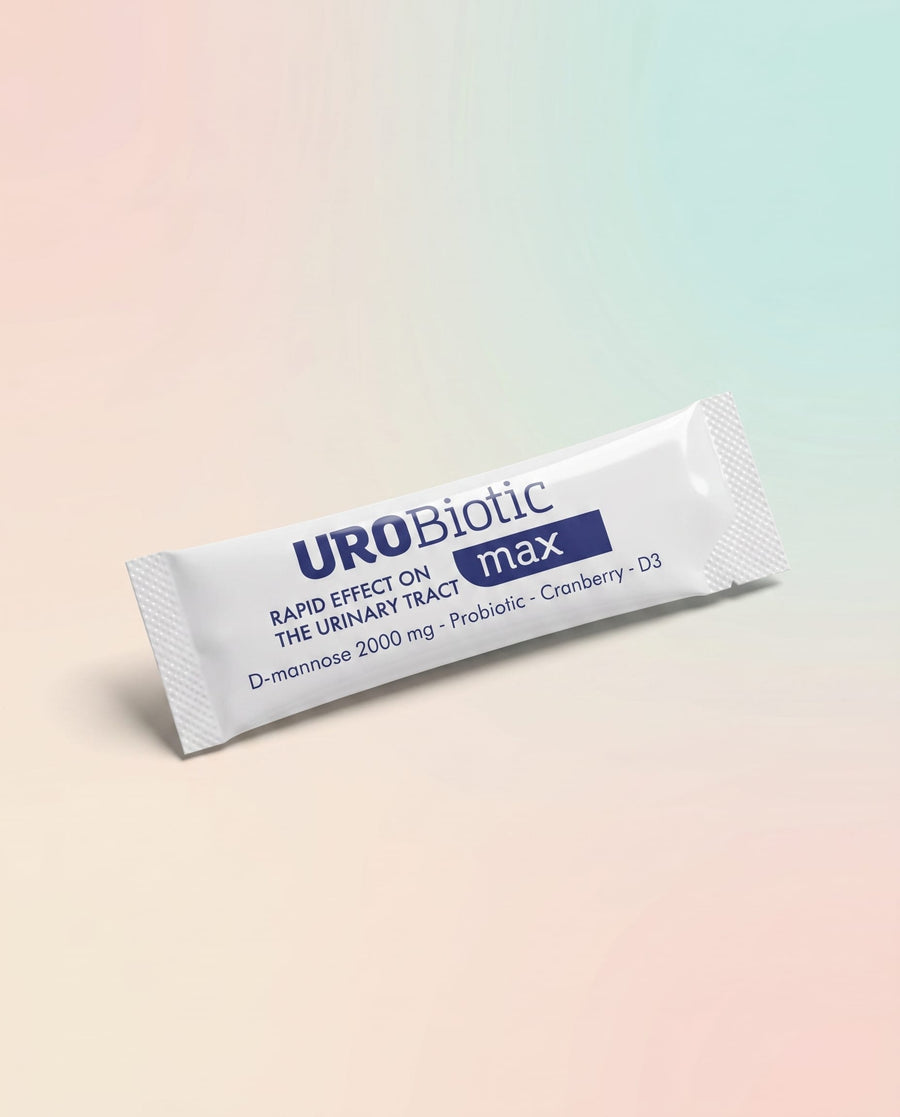 Саше Lactoflor UROBiotic max с D-маноза 2000 mg, пробиотик, червена боровинка и D3