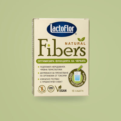 Lactoflor Fibers, пребиотични фибри инулин от цикория, 15 сашета