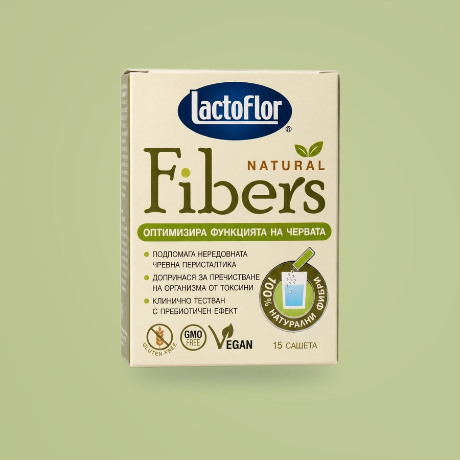 Lactoflor Fibers, пребиотични фибри инулин от цикория, 15 сашета