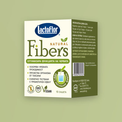 Lactoflor Fibers, пребиотични фибри инулин от цикория, 15 сашета